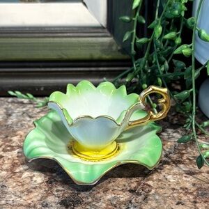 Vintage miniature cup and saucer